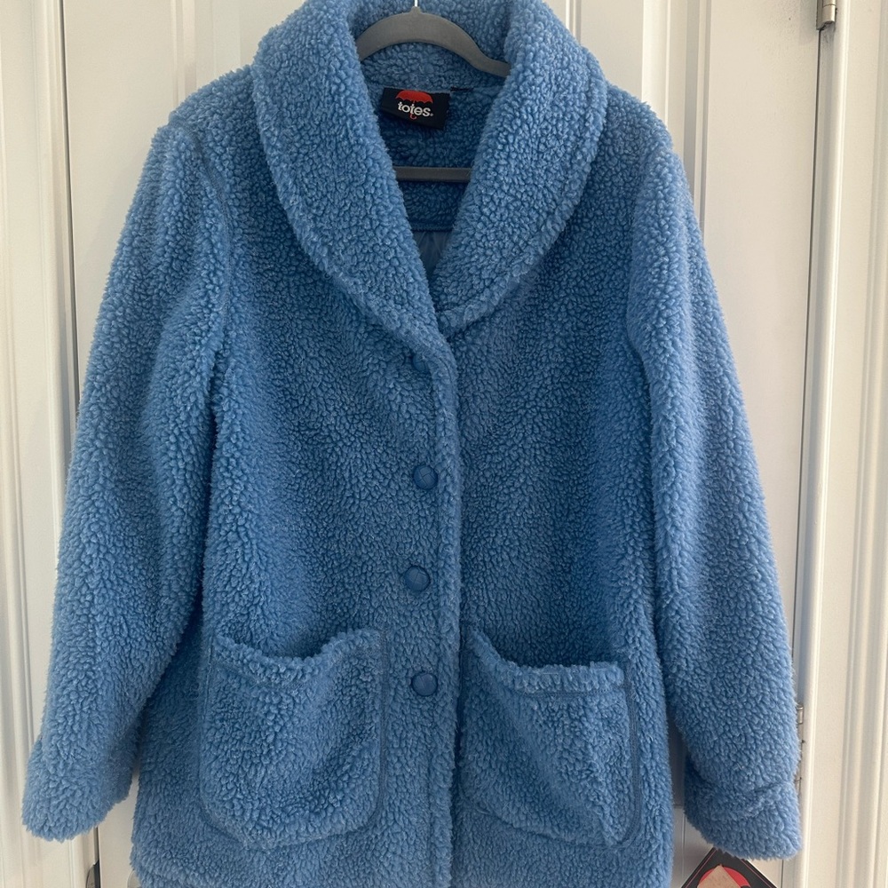 Sherpa coat - Totes brand Size Medium NWT